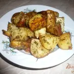 Картофель с укропом