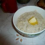 Ячневая каша на молоке