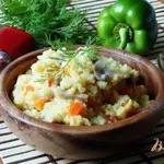 Пшенная каша с грибами