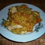 Пшеничная каша с курицей