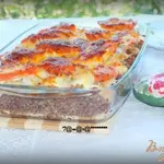 Гречка с рыбой под сметаной и сыром