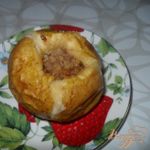 Яблоки, запеченные с медом и орехами