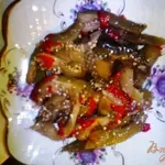 Закуска из баклажан по-корейски