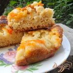 Пирог с консервироваными абрикосами в мультиварке