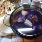 Вкуснейший суп из фиолетовой капусты