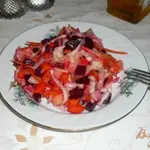 Винегрет из запеченных овощей