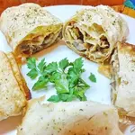 Штрудель с грибами