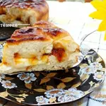 Узорчатый пирог с облепиховым джемом