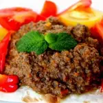 Печеночный паштет с овощами