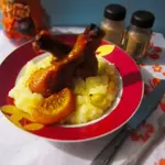 Куриные голени маринованные в соево-апельсиновом маринаде