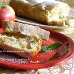 Постный кекс с яблоками