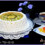 Торт творожный с фруктами