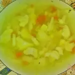 Суп с двумя видами капусты