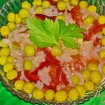 Салат с рисом