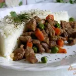 Рагу из индейки с рисом