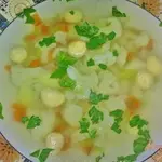 Суп с сырными шариками