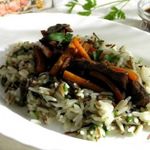 Телятина в соусе-маринаде Якинику с рисом
