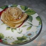 Слойки с яблоками Розочки