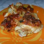 Курица в картофельном кольце
