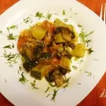 Гарнир из кабачков с овощами