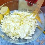 Французский капустный салат с соусом Винигрет