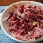 Салат из репы и свеклы