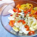Сала с редисом и сушеной мятой