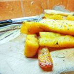 Закусочные палочки из тыквы