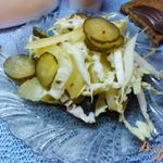 Салат из моченых яблок и пекинской капусты