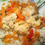 Мясные шарики с подливкой