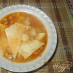 Суп с галушками без мяса