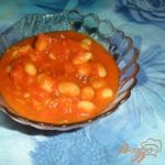 Фасоль на зиму в красном соусе