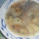 Суп с куриным жиром