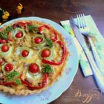 Тарт с грибами и овощами
