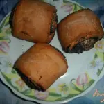 Булочки, мини рулетики с маком