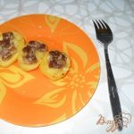 Картофельные лодочки с мясом