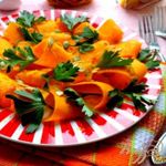Тыквенный салат с петрушкой