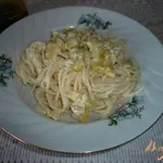 Спагетти с соусом из кабачка