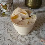 Желейный десерт с персиком и корицей