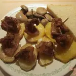 Кораблики из картошки с подчеревком