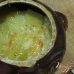 Цветная капуста с курочкой запеченая в горшочках