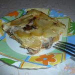 Картофельная запеканка с грибами