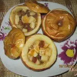 Печеные яблока с медом