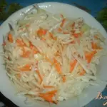 Салат с белой редьки