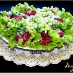 Закусочный салат со свеклой и сельдью
