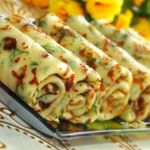 Сырные блины с зеленью