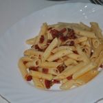 Макароны с хамоном