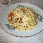 Макароны с мясным соусом