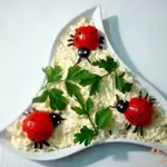 Салат из сырочков
