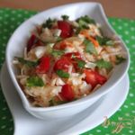 Салат из капусты  с горячей заправкой